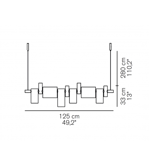 Dancing Queen Oluce Lámpara de Suspensión