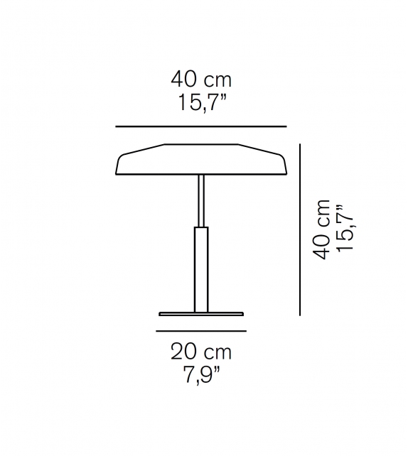 Dora Oluce Lampe de Table