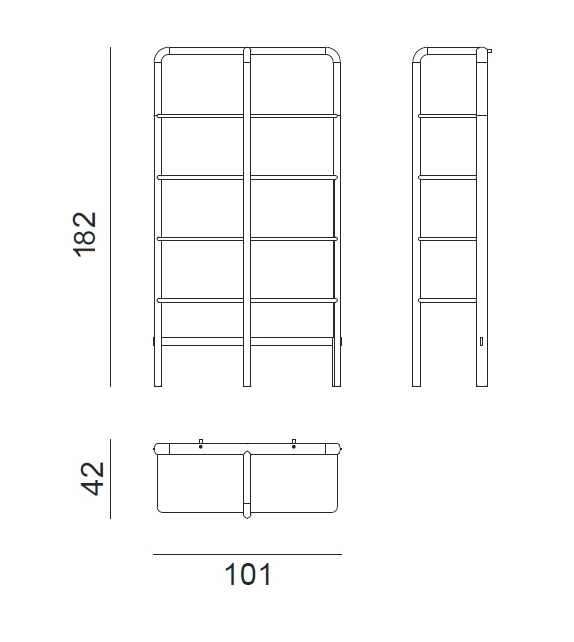 Daen 72 Gervasoni Bookshelf