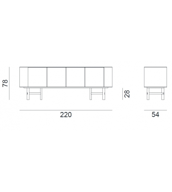 Sideboard Daen 69 Gervasoni