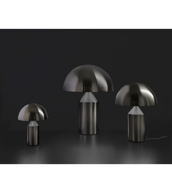 Atollo Black Nickel Oluce Lampada da Tavolo