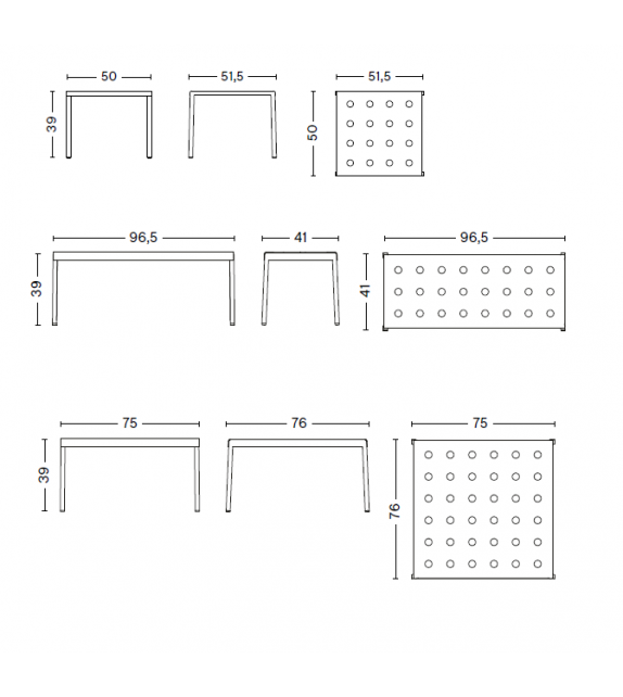 Balcony Hay Table Basse