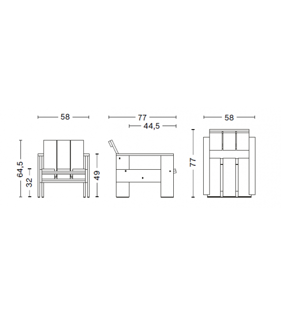 Crate Hay Lounge Sessel