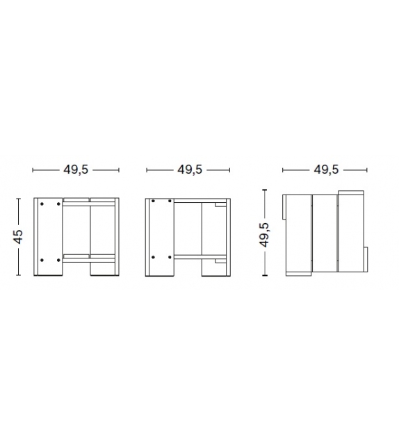 Crate Hay Table D'Appoint