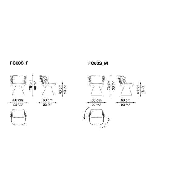 Flair O' Couture B&B Italia Sedia