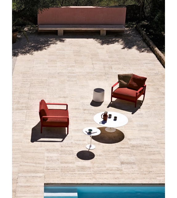 Lissoni Outdoor Collection Knoll Sitzpouf