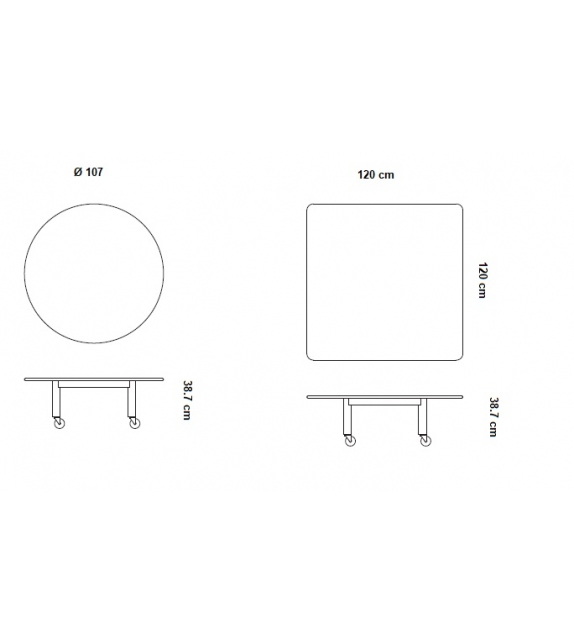 D'urso Knoll Couchtisch