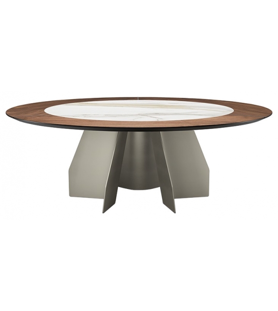 Senator Ker-Wood Round Table Cattelan Italia
