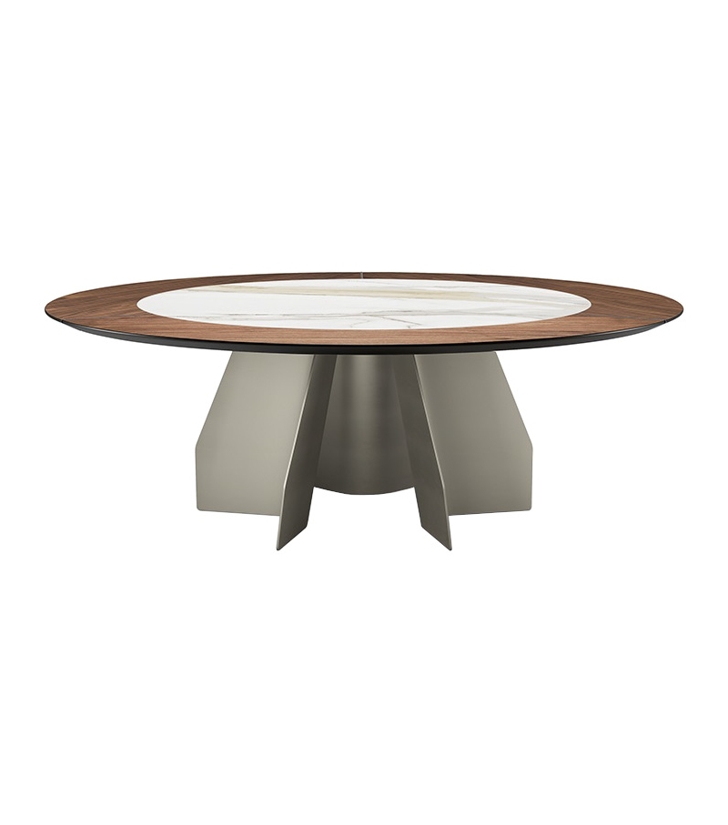 Senator Ker-Wood Round Table Cattelan Italia