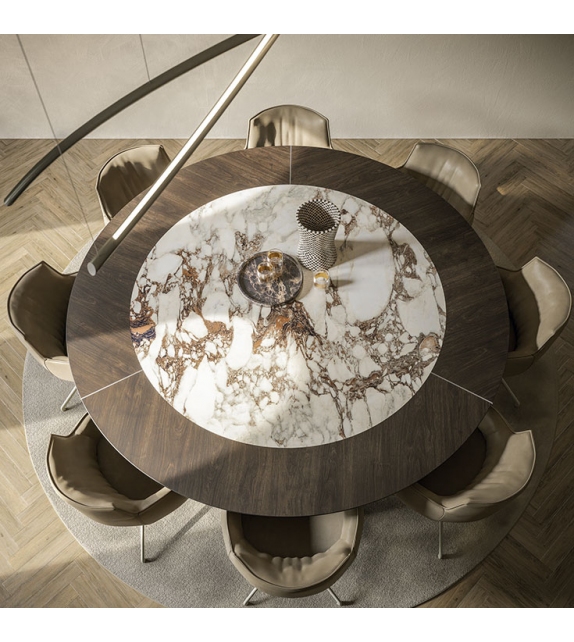 Senator Ker-Wood Round Cattelan Italia Mesa