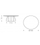 Senator Round Cattelan Italia Tisch