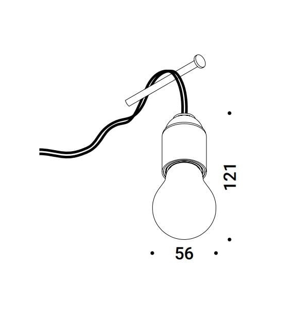 Hazard Davide Groppi Wall Lamp