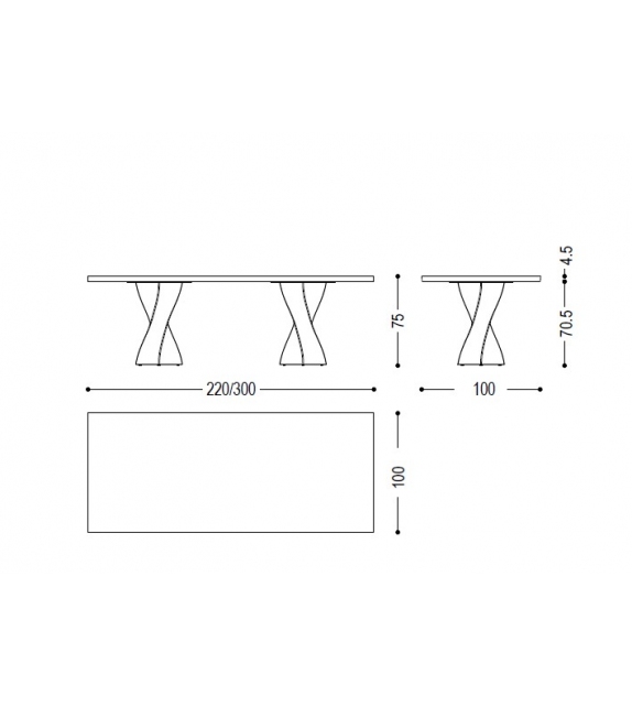 Simple Twist Riva 1920 Table