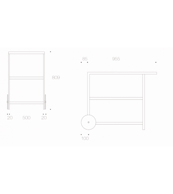Garden Röshults Servierwagen