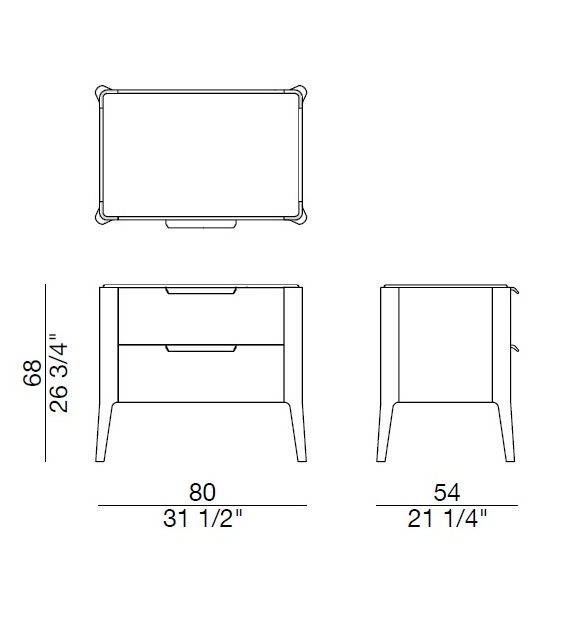Ziggy Night XL Porada Table De Chevet