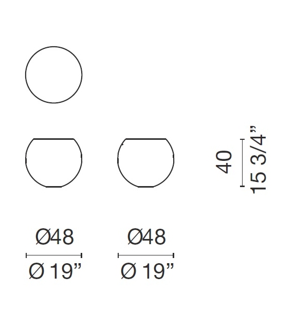 Bong Lido Coffee Table Cappellini