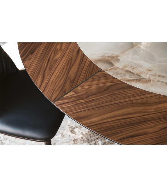 Planer Ker-Wood Round Cattelan Italia Tisch