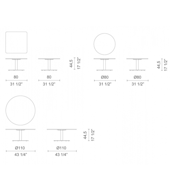 Break Lido Cappellini Table D'Appoint