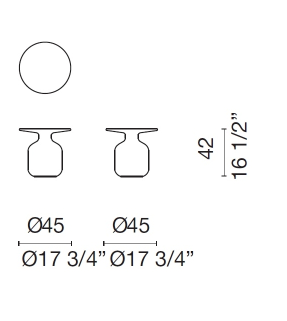 Mini Bottle Lido Coffee Table Cappellini