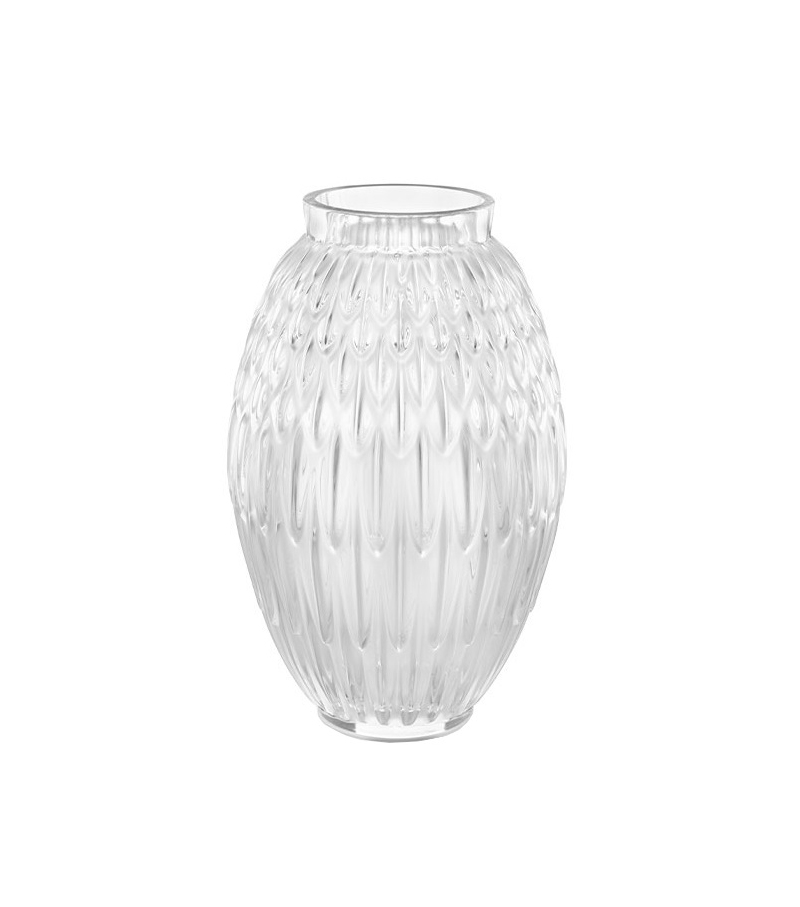 Plumes Lalique Vase