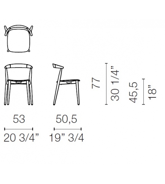Newood Light Lido Cappellini Chair