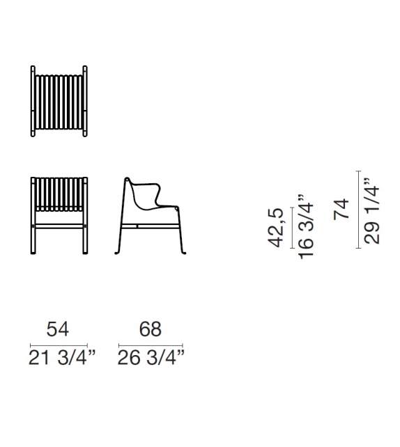 Vendicari Lido Cappellini Chair