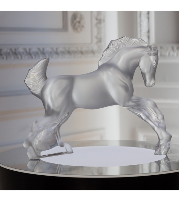 Horse Lalique Scultura