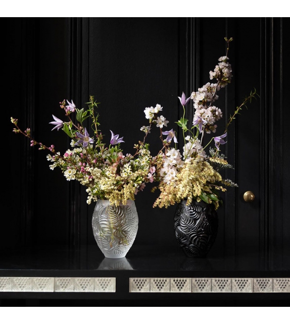 Vase Feuilles Lalique