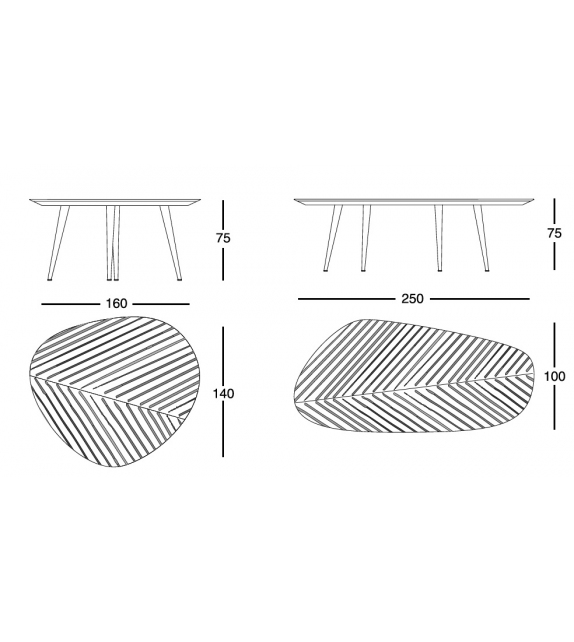 Tweed Marble Table Zanotta