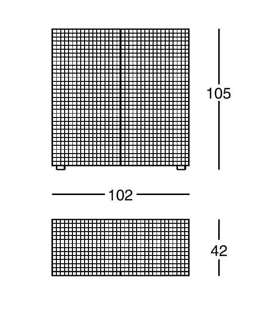 757 Quaderna Zanotta Aparador