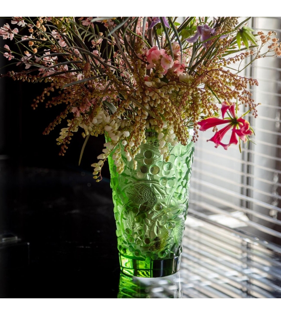 Merles et Raisins Lalique Vase