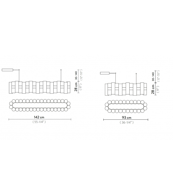 La Lollo Linear Slamp Lampada a Sospensione