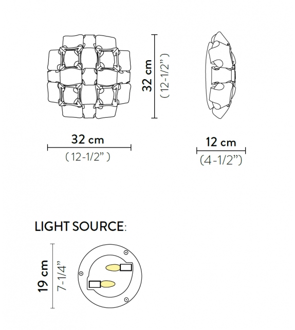 Mida Slamp Wandleuchte