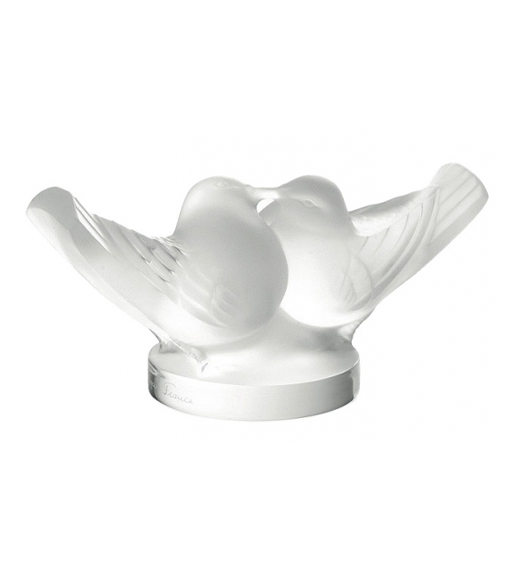 2 Lovebirds Lalique Escultura