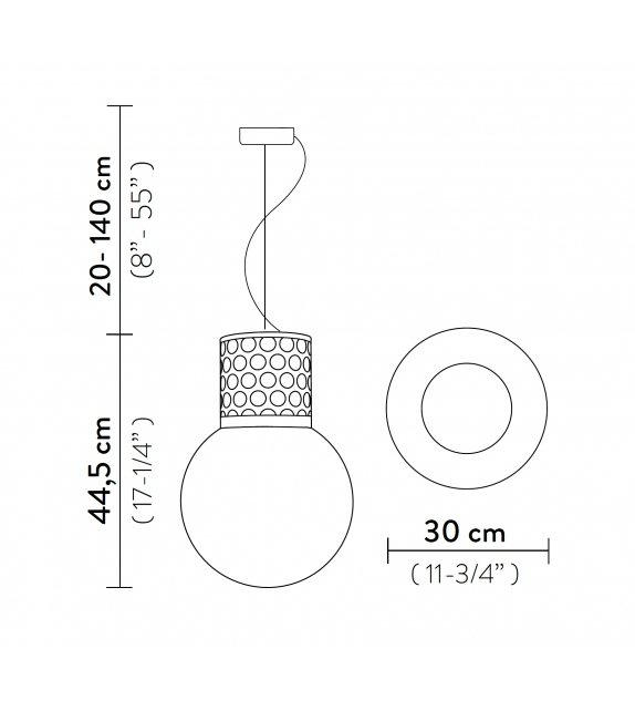 Atlante Slamp Lampada a Sospensione