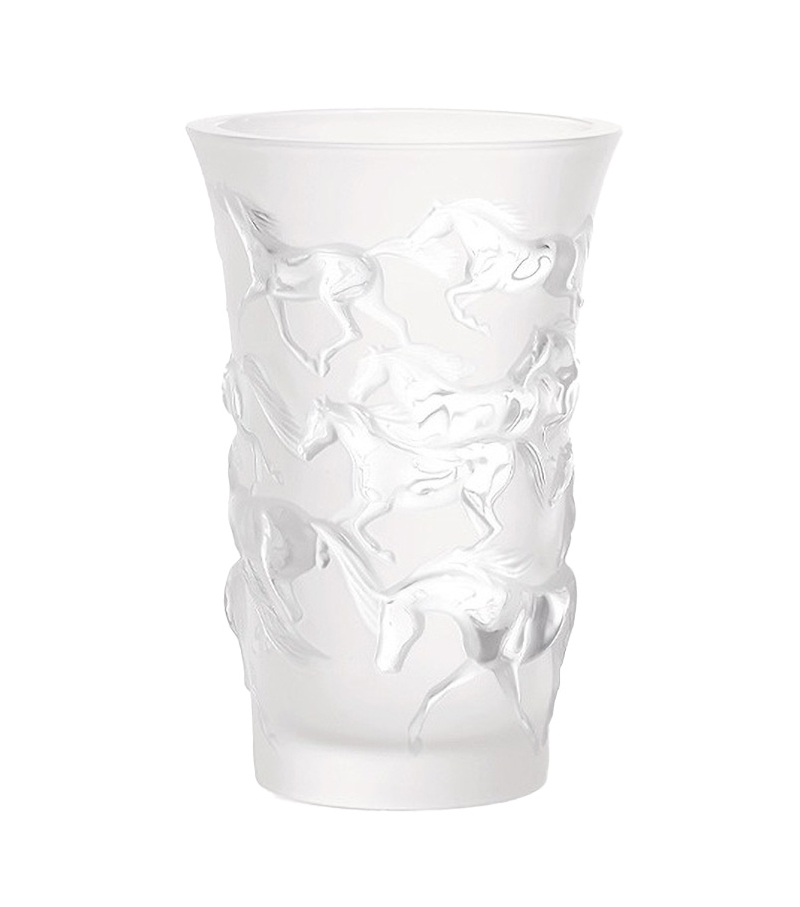 Mustang Vase Lalique