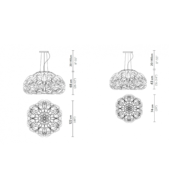 Odeon Ceiling Lamp Slamp