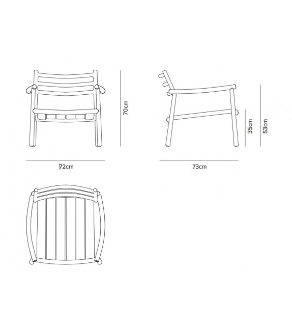 Ukiyo Tribù Lounge Chair