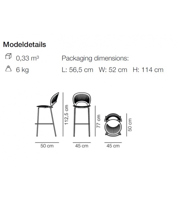 Trinidad Fredericia Taburete Bar Tapizado