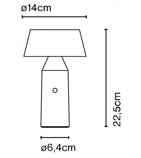 Bicoca Marset Lampe de Table / Portable