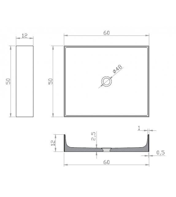 Blessed Square Kreoo Lavabo
