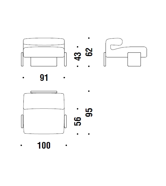 Mr Loveseat Moroso Butaca