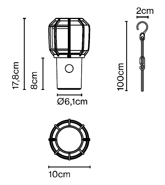 Chispa Marset Lampe de Table / Portable