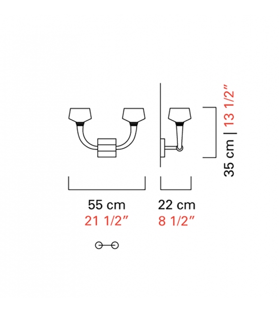 Twins Barovier & Toso Applique
