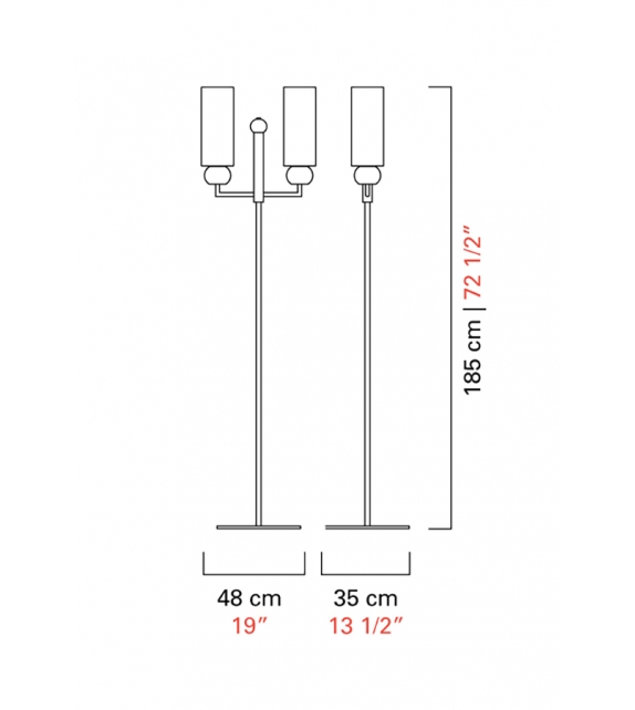 Gallia Barovier & Toso Stehleuchte