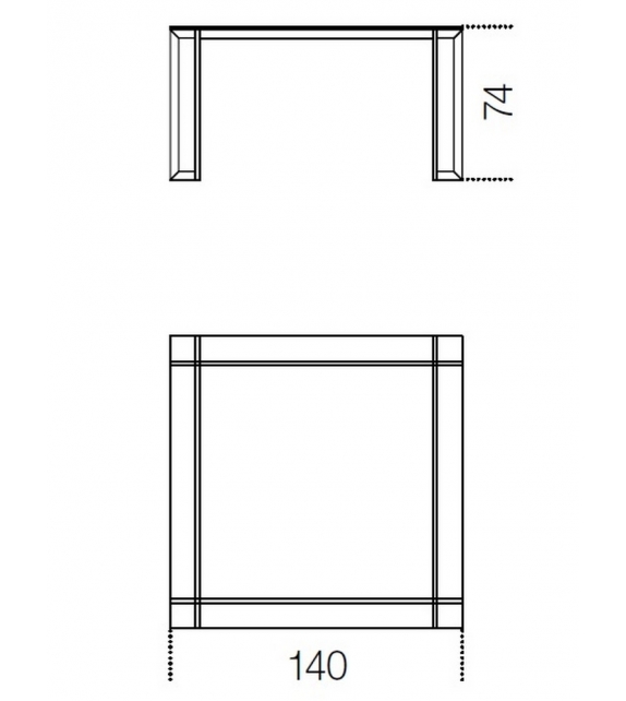 Lord Table Carrée Gallotti&Radice