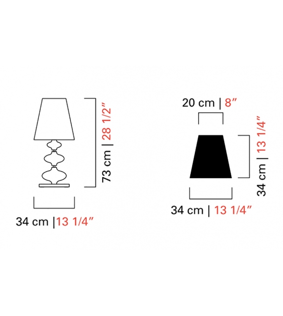 Eva Barovier & Toso Lampe de Table