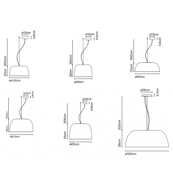 Djembè Marset Suspension Lamp