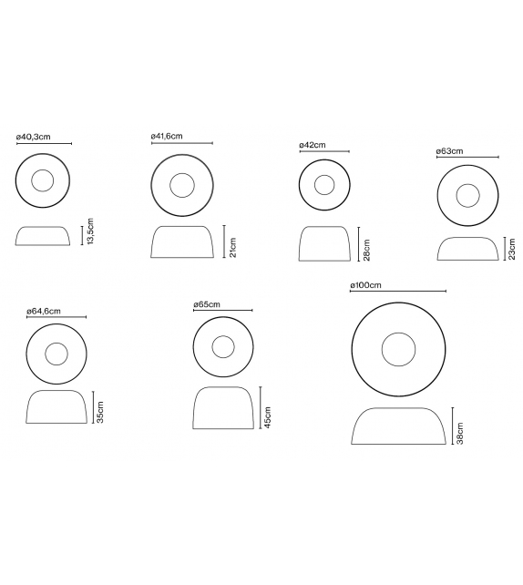 Djembé Marset Lámpara de Techo