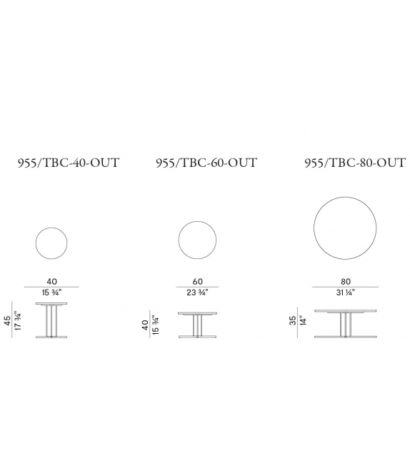 Graphic Outdoor Potocco Couchtisch